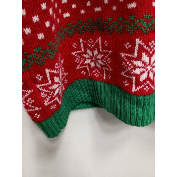 T Rex Dinosaur Ugly Christmas Sweater Womens Size Small Embroidered 33 Degrees - Picture 11 of 11